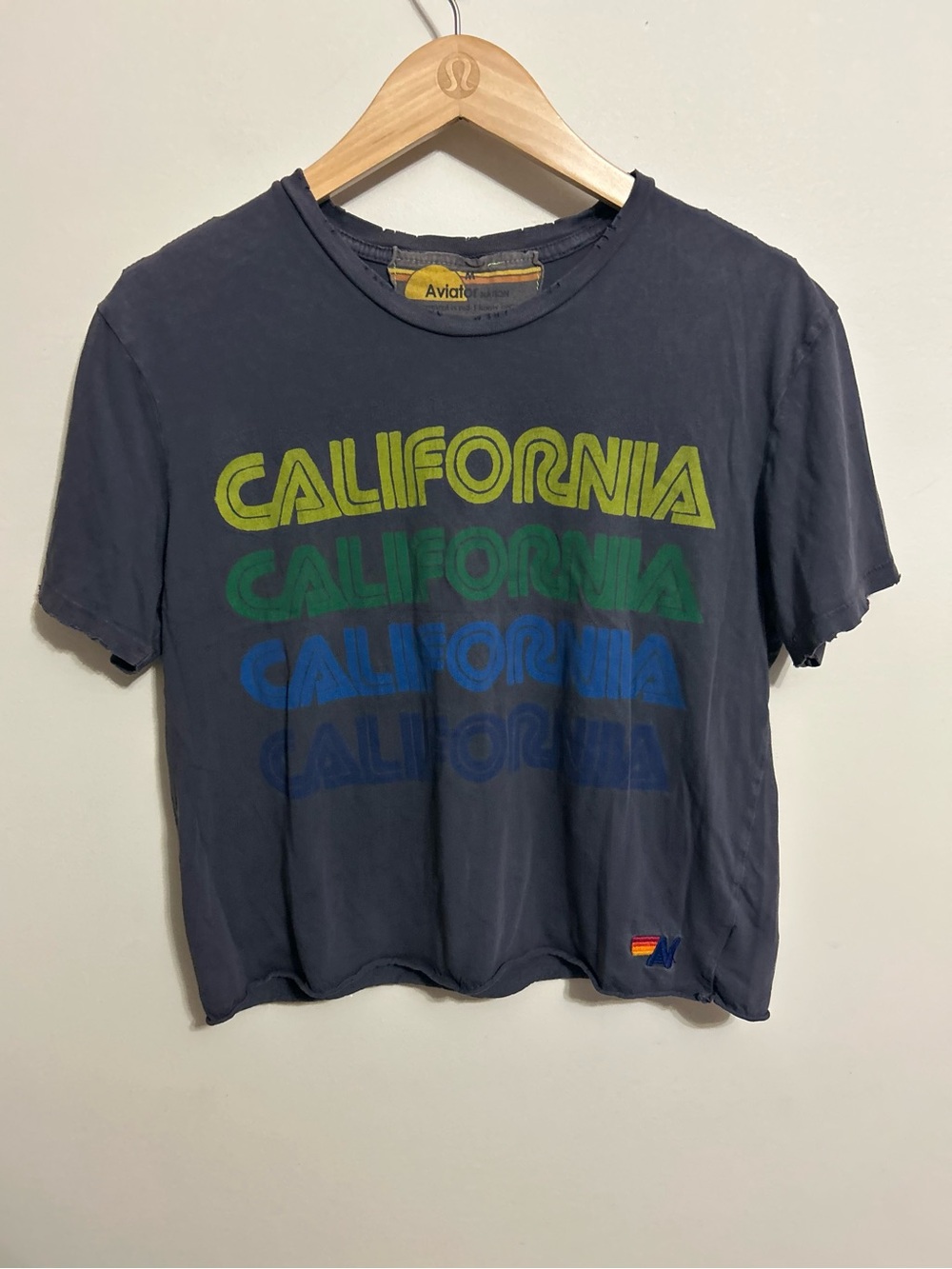 ⭐️Aviator Nation California Repeat Boyfriend Tee vintage M⭐️ - Picture 2 of 4